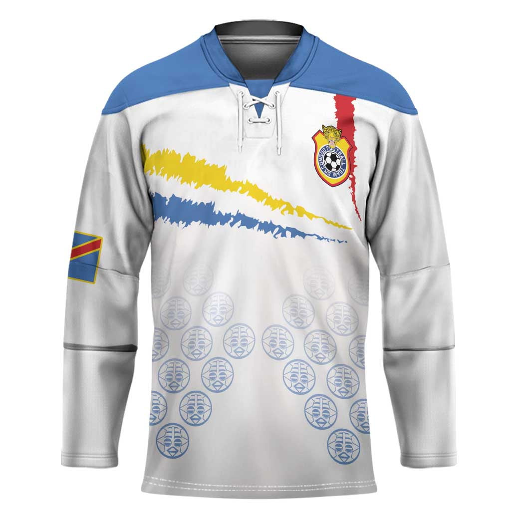 Custom DR Congo Football Hockey Jersey Road To Champions - Wonder Print Shop