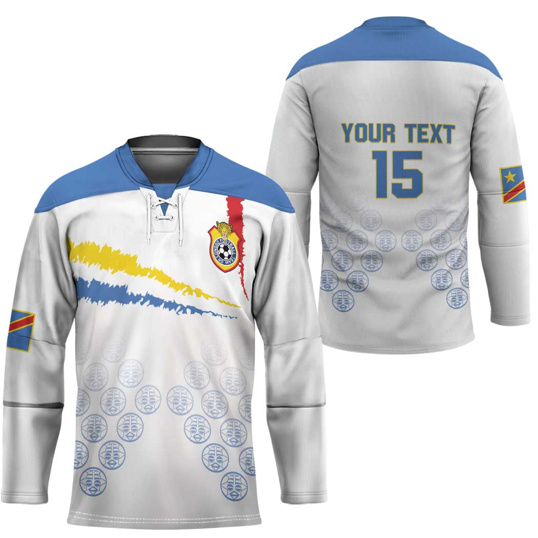 Custom DR Congo Football Hockey Jersey Road To Champions - Wonder Print Shop