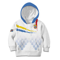 Custom DR Congo Football Kid Hoodie Road To Champions - Wonder Print Shop