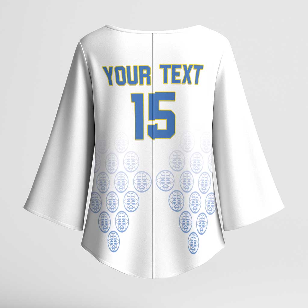 Custom DR Congo Football Kimono Sleeve Blouse Road To Champions - Wonder Print Shop
