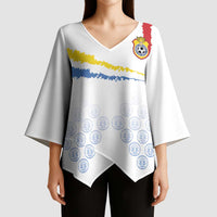Custom DR Congo Football Kimono Sleeve Blouse Road To Champions - Wonder Print Shop