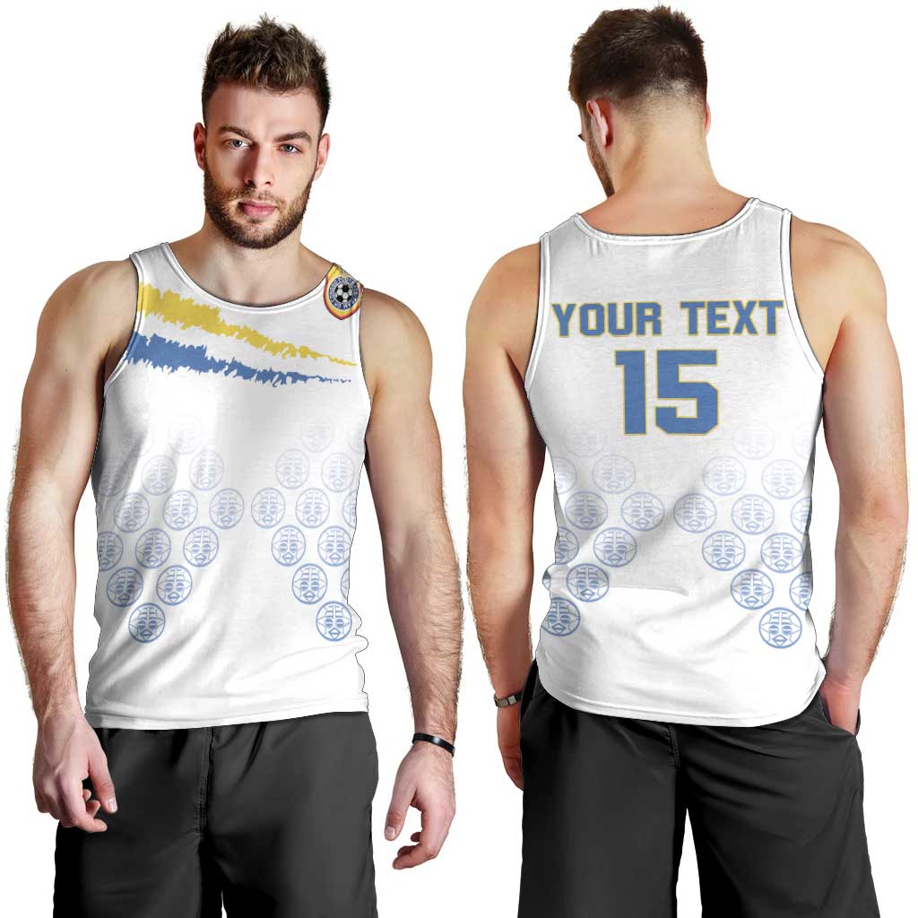 Custom DR Congo Football Men Tank Top Road To Champions - Wonder Print Shop