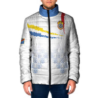 Custom DR Congo Football Padded Jacket Road To Champions - Wonder Print Shop