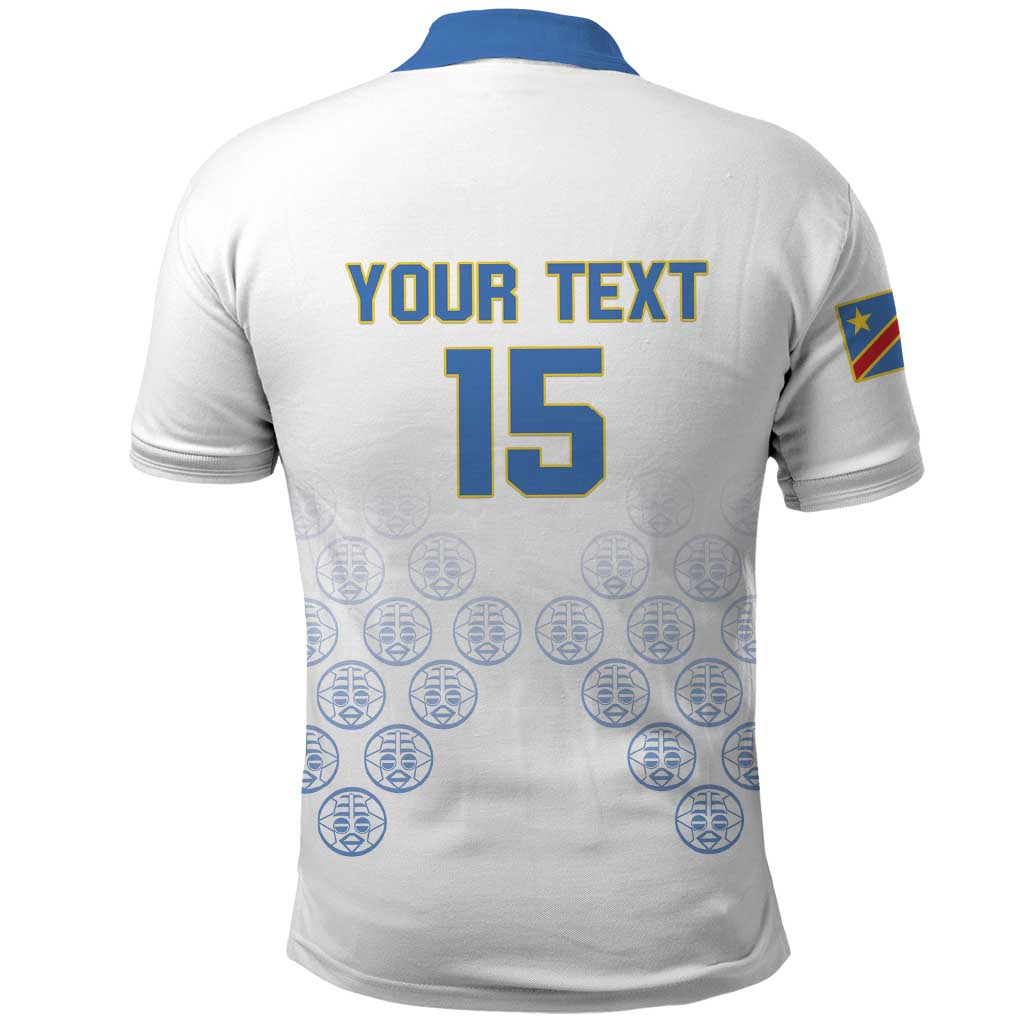 Custom DR Congo Football Polo Shirt Road To Champions - Wonder Print Shop