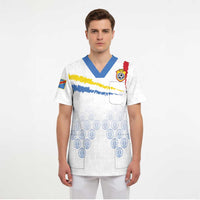 Custom DR Congo Football Scrub Top Road To Champions - Wonder Print Shop