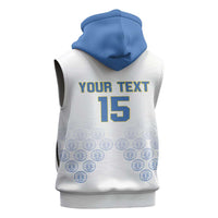 Custom DR Congo Football Sleeveless Hoodie Road To Champions - Wonder Print Shop