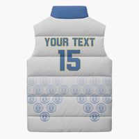 Custom DR Congo Football Sleeveless Puffer Jacket Road To Champions - Wonder Print Shop
