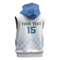 Custom DR Congo Football Sleeveless Zip Hoodie Road To Champions - Wonder Print Shop
