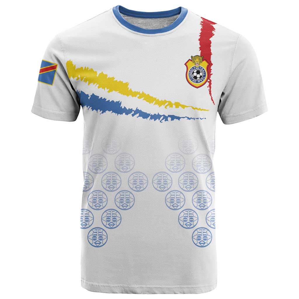 Custom DR Congo Football T Shirt Road To Champions - Wonder Print Shop
