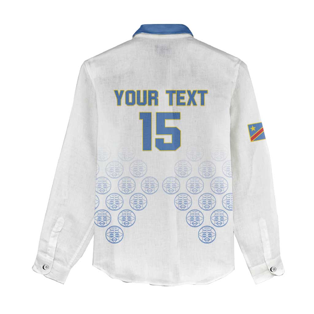 Custom DR Congo Football Women Casual Shirt Road To Champions - Wonder Print Shop