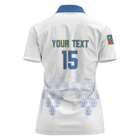 Custom DR Congo Football Women Polo Shirt Road To Champions - Wonder Print Shop