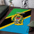 Personalised Tanzania Union Day Area Rug Coat Of Arms With Map