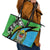 Tanzania Giraffe Leather Tote Bag Coat Of Arms African Pattern