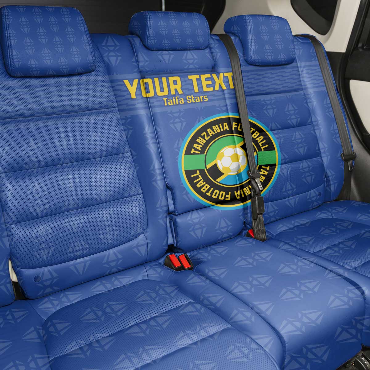 Custom Tanzania Football Back Car Seat Cover Go Taifa Stars