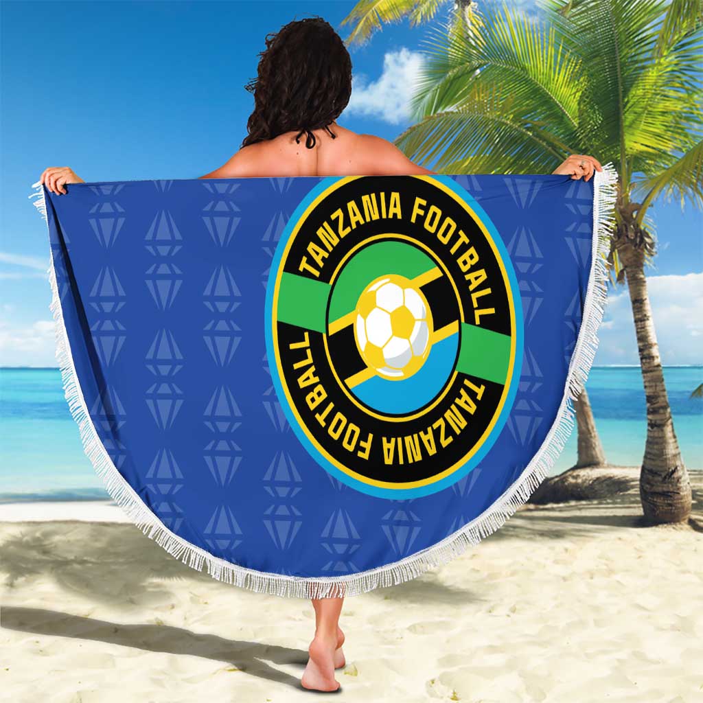 Custom Tanzania Football Beach Blanket Go Taifa Stars