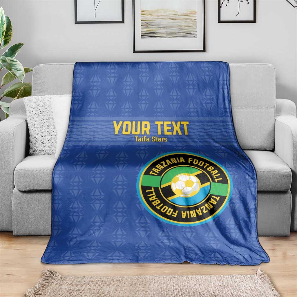 Custom Tanzania Football Blanket Go Taifa Stars