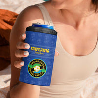 Custom Tanzania Football 4 in 1 Can Cooler Tumbler Go Taifa Stars