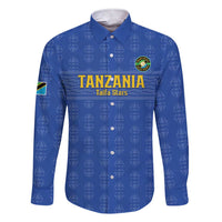 Custom Tanzania Football Family Matching Short Sleeve Bodycon Dress and Hawaiian Shirt Go Taifa Stars