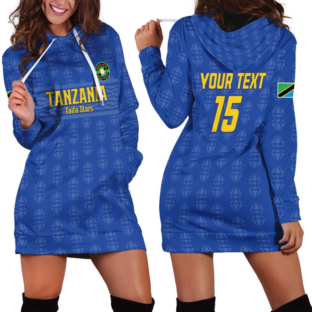 Custom Tanzania Football Hoodie Dress Go Taifa Stars