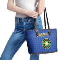 Custom Tanzania Football Leather Tote Bag Go Taifa Stars