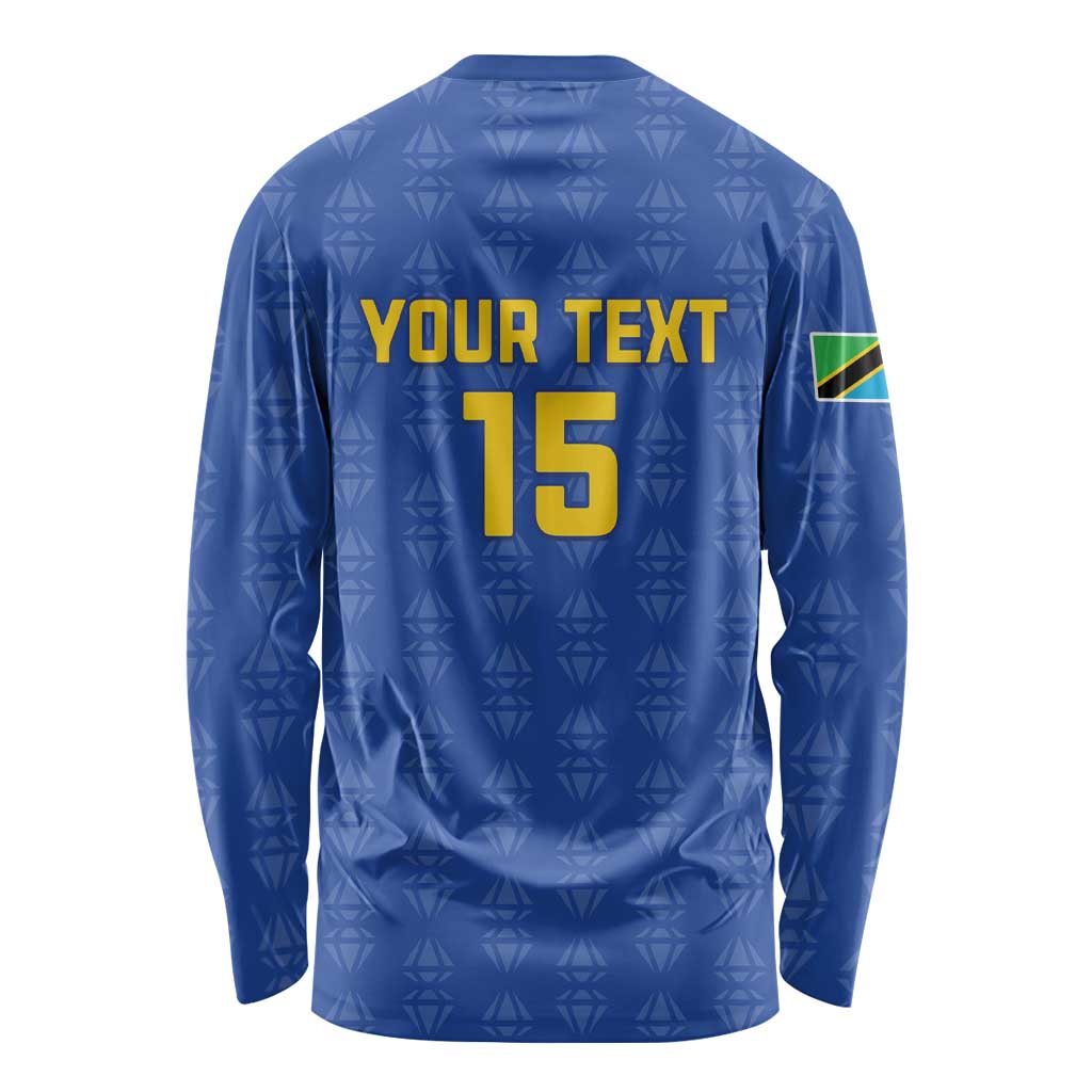 Custom Tanzania Football Long Sleeve Shirt Go Taifa Stars