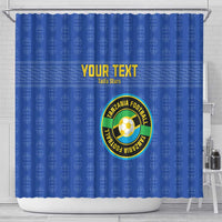 Custom Tanzania Football Shower Curtain Go Taifa Stars