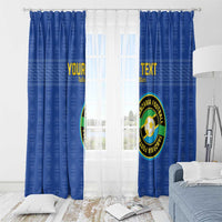 Custom Tanzania Football Window Curtain Go Taifa Stars
