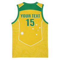 Custom Australia Soccer Basketball Jersey Aussie Aussie Oi Oi Oi