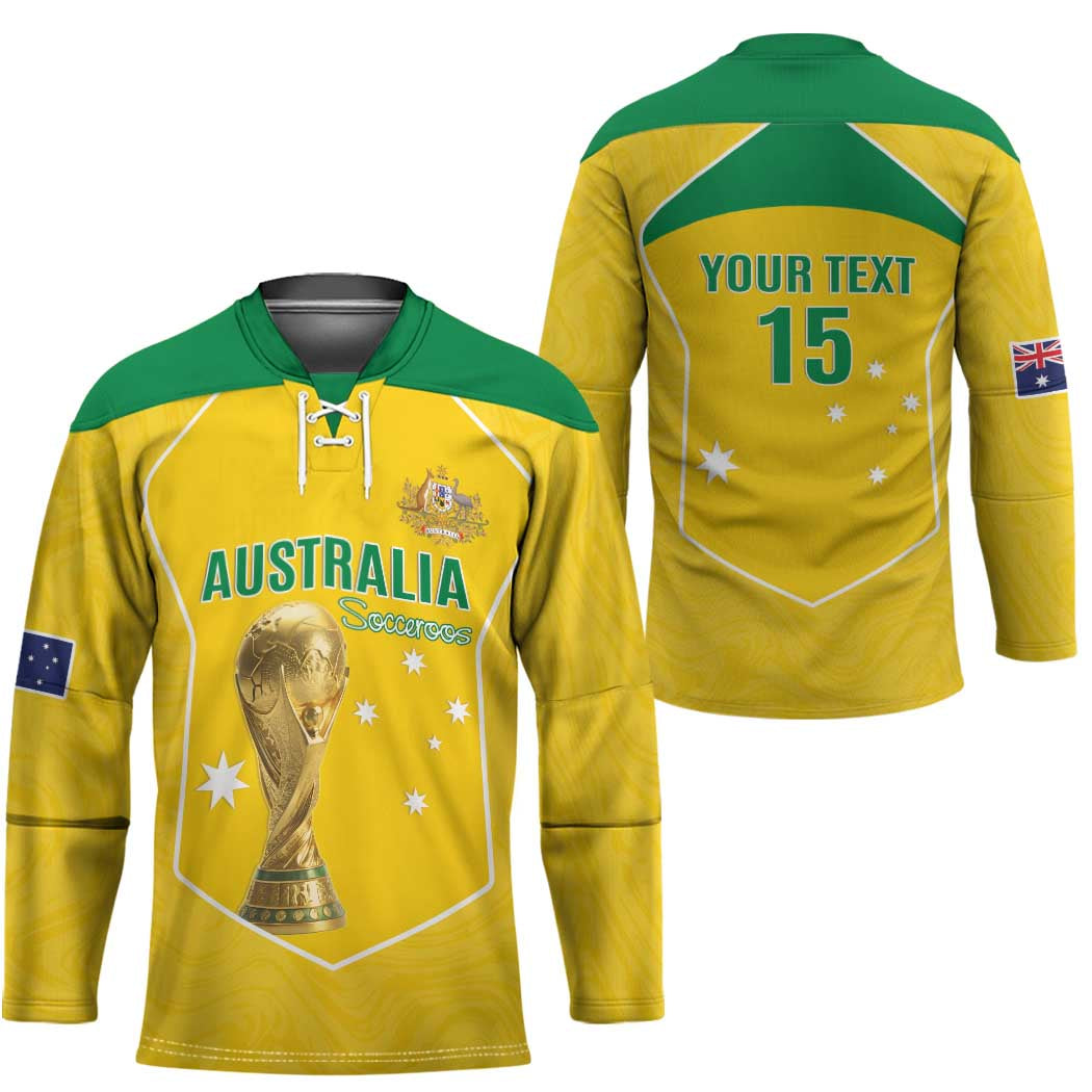 Custom Australia Soccer Hockey Jersey Aussie Aussie Oi Oi Oi