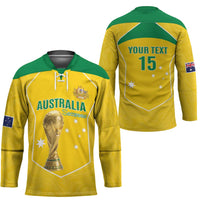 Custom Australia Soccer Hockey Jersey Aussie Aussie Oi Oi Oi