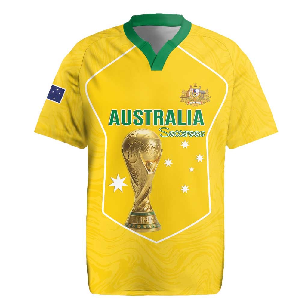 Custom Australia Soccer Rugby Jersey Aussie Aussie Oi Oi Oi