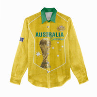 Custom Australia Soccer Women Casual Shirt Aussie Aussie Oi Oi Oi