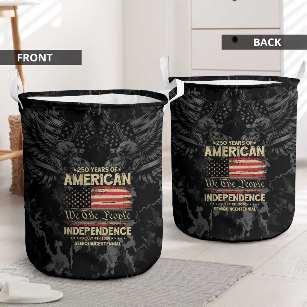United States Laundry Basket Semiquincentennial Anniversary - Camo Style