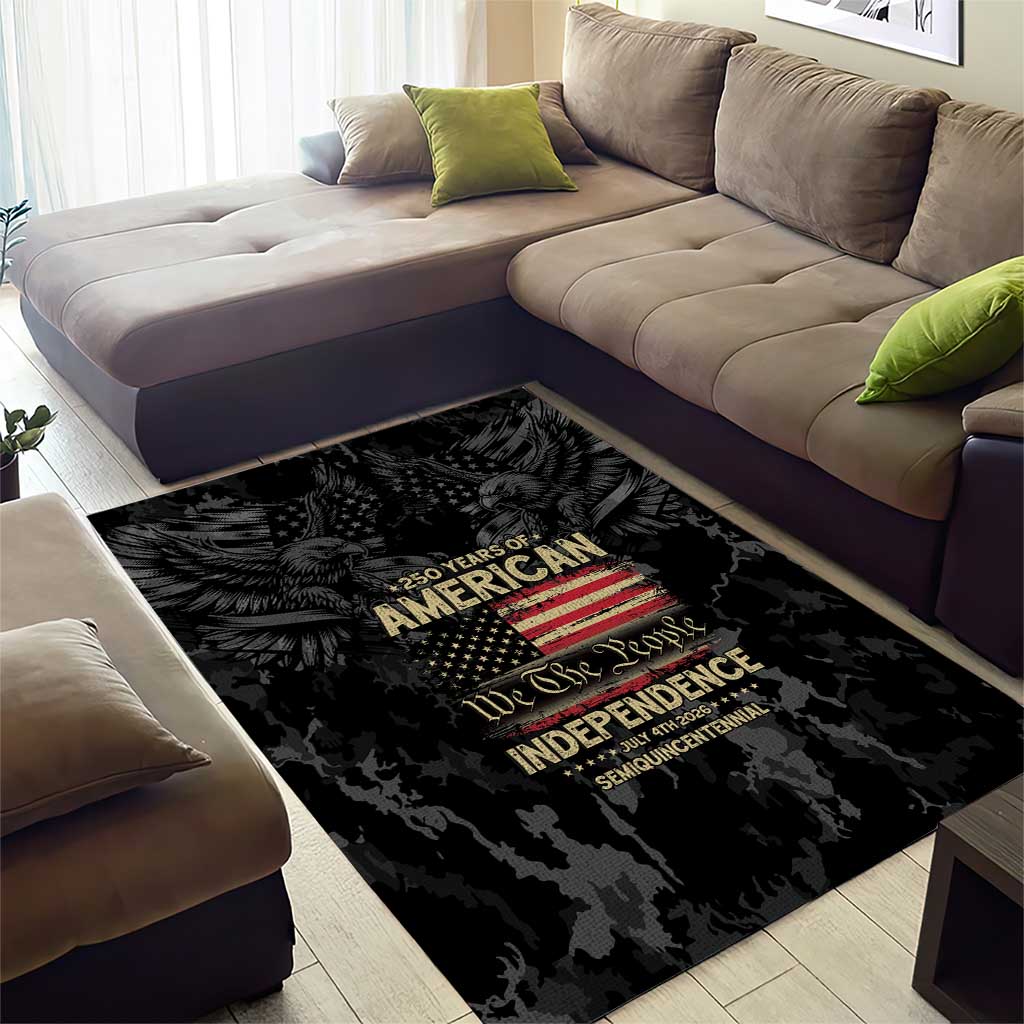 United States Area Rug Semiquincentennial Anniversary - Camo Style