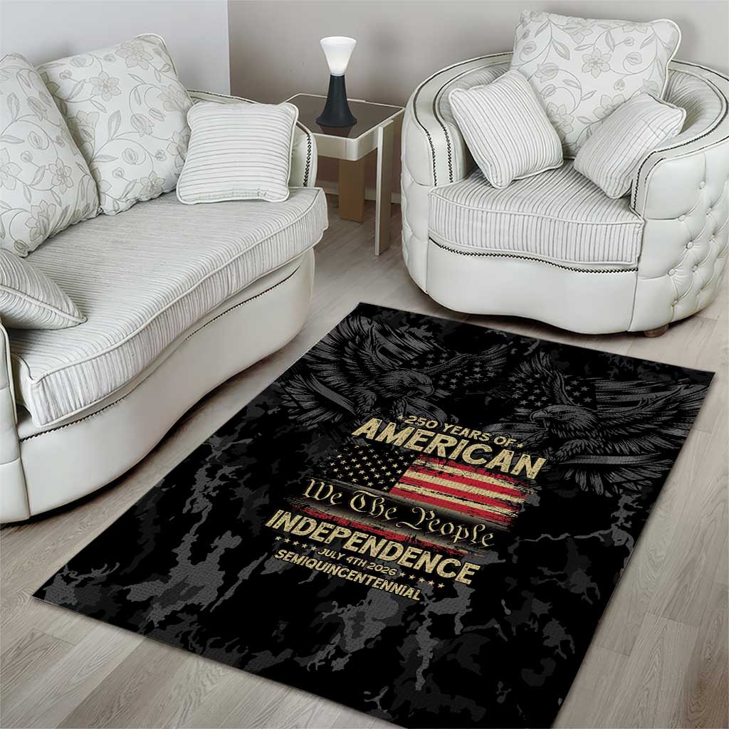 United States Area Rug Semiquincentennial Anniversary - Camo Style