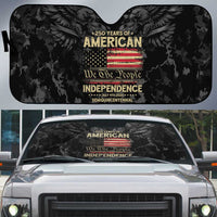 United States Auto Sun Shade Semiquincentennial Anniversary - Camo Style