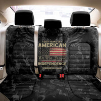 United States Back Car Seat Cover Semiquincentennial Anniversary - Camo Style