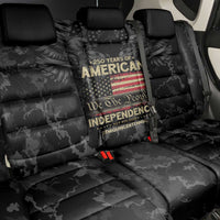 United States Back Car Seat Cover Semiquincentennial Anniversary - Camo Style