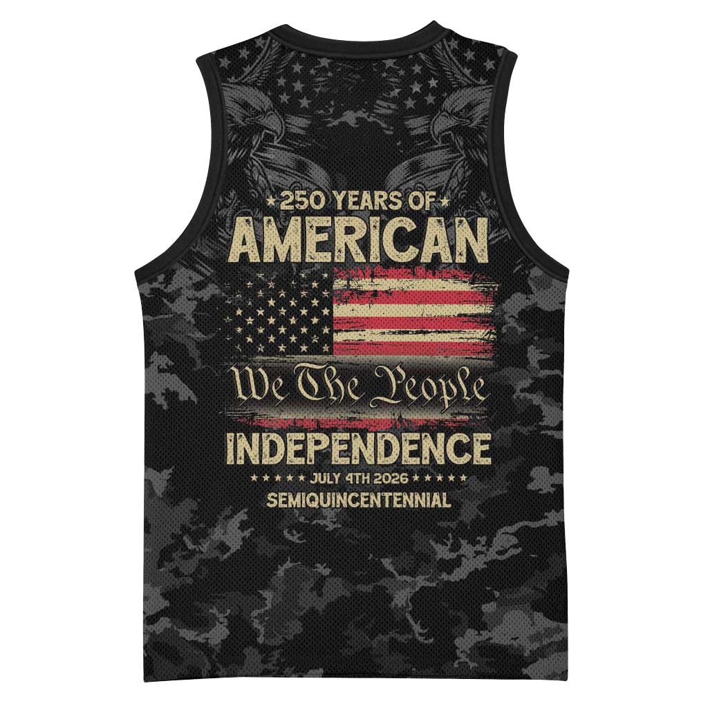 United States Basketball Jersey Semiquincentennial Anniversary - Camo Style
