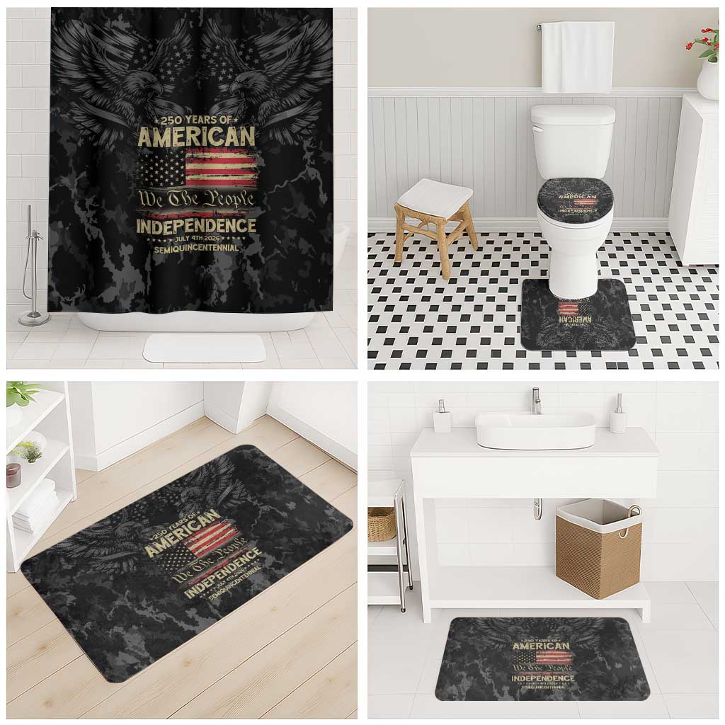 United States Bathroom Set Semiquincentennial Anniversary - Camo Style