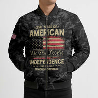 United States Bomber Puffer Jacket Semiquincentennial Anniversary - Camo Style