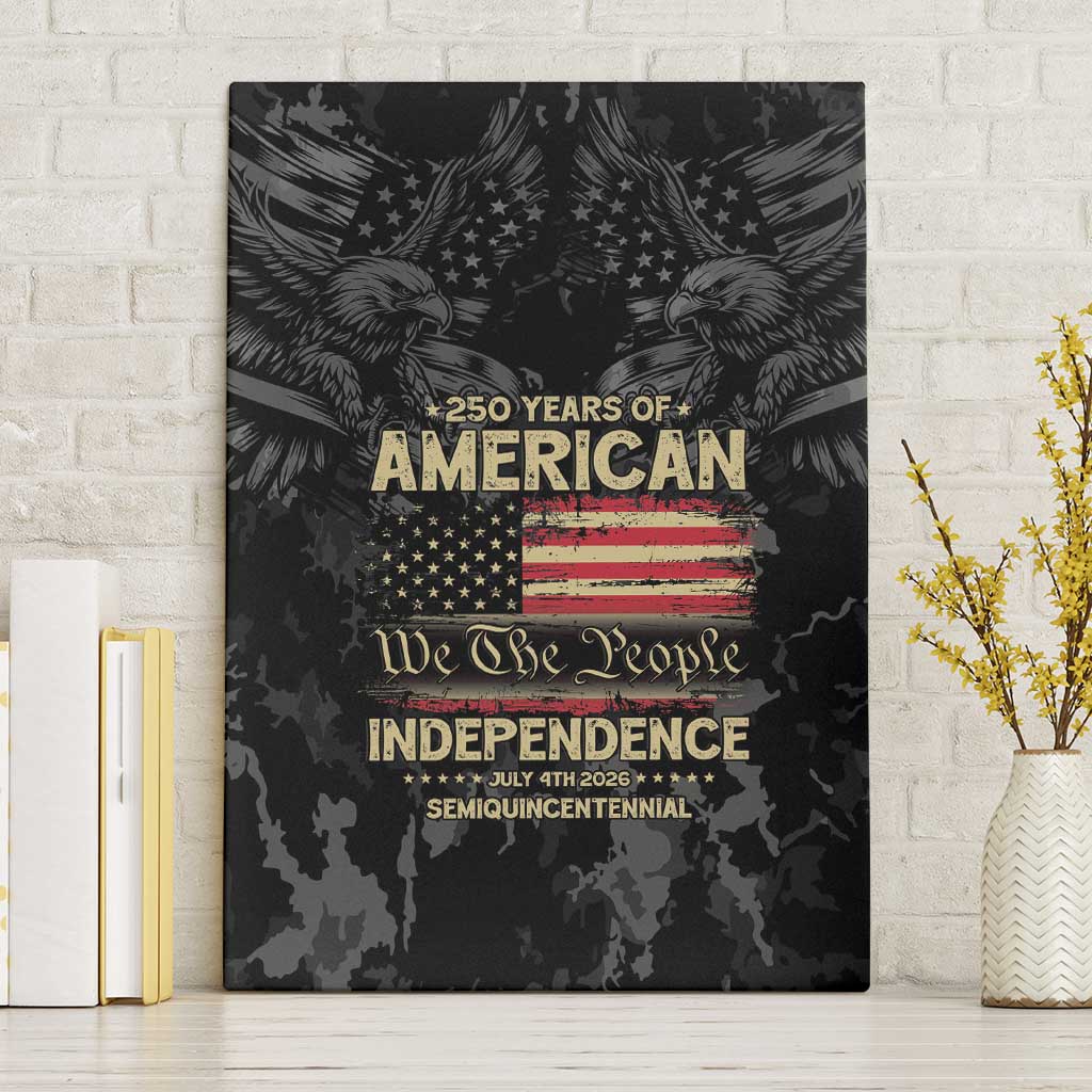 United States Canvas Wall Art Semiquincentennial Anniversary - Camo Style
