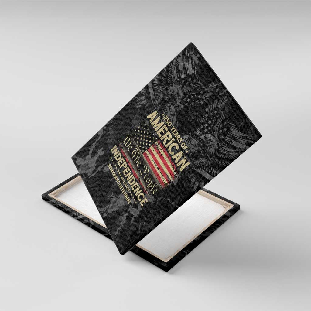 United States Canvas Wall Art Semiquincentennial Anniversary - Camo Style
