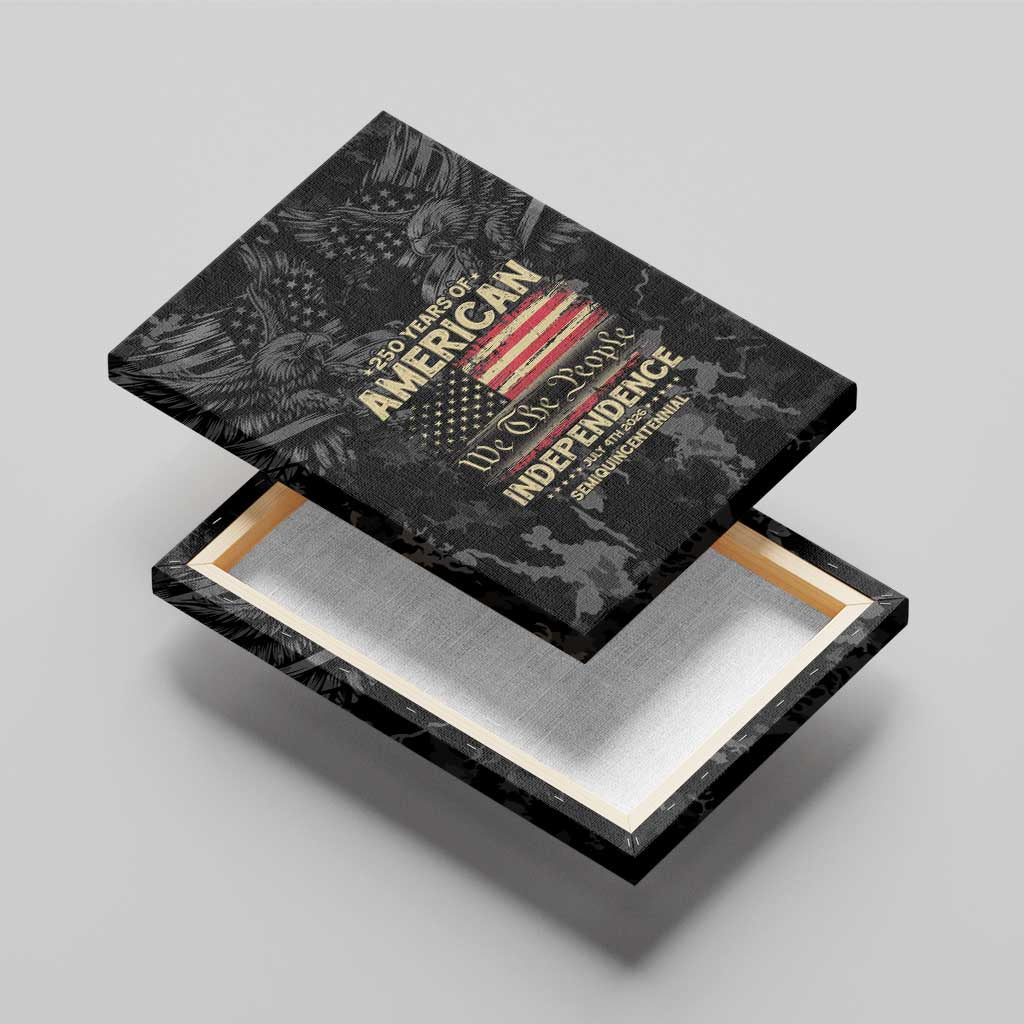 United States Canvas Wall Art Semiquincentennial Anniversary - Camo Style