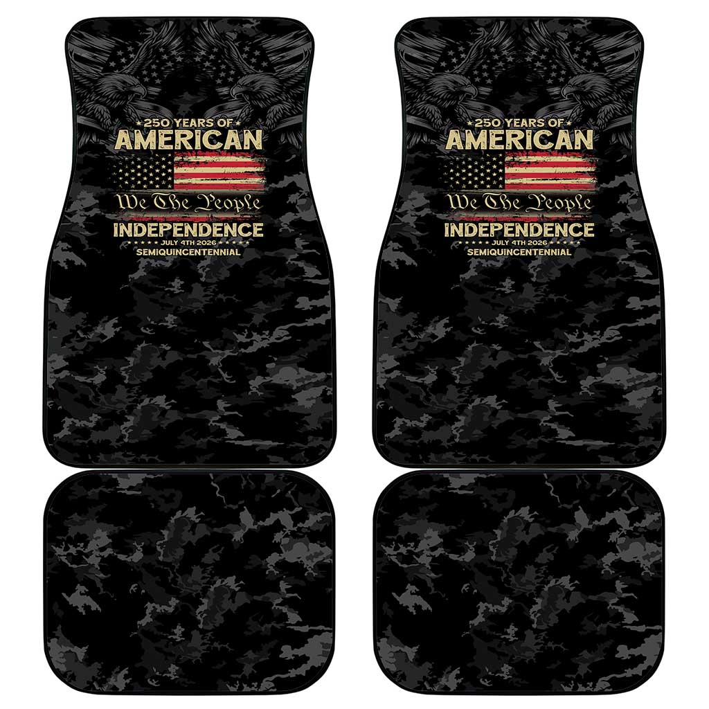 United States Car Mats Semiquincentennial Anniversary - Camo Style