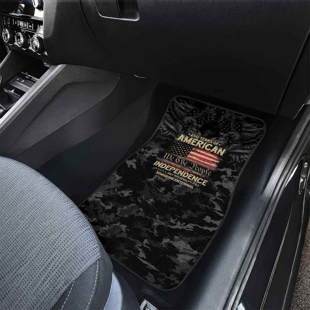 United States Car Mats Semiquincentennial Anniversary - Camo Style