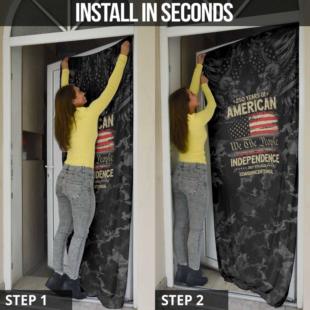 United States Door Cover Semiquincentennial Anniversary - Camo Style