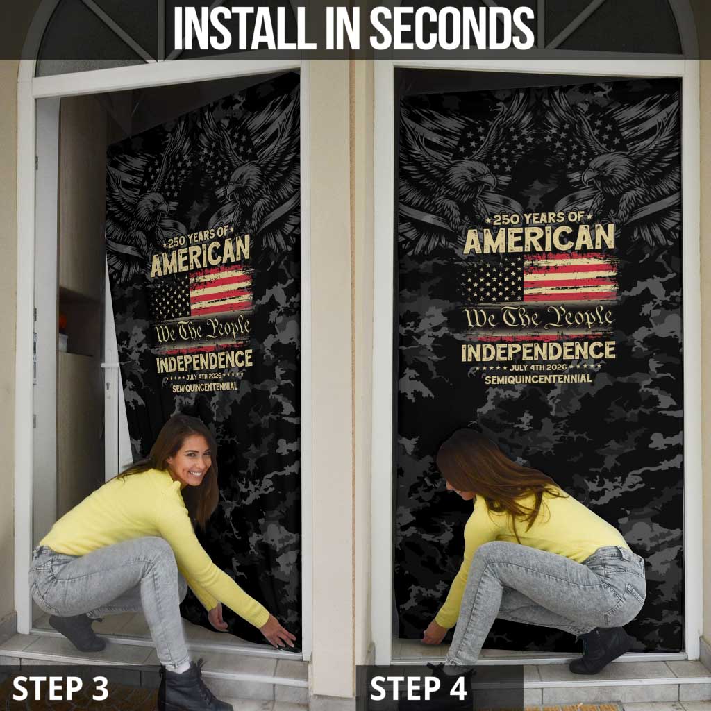 United States Door Cover Semiquincentennial Anniversary - Camo Style