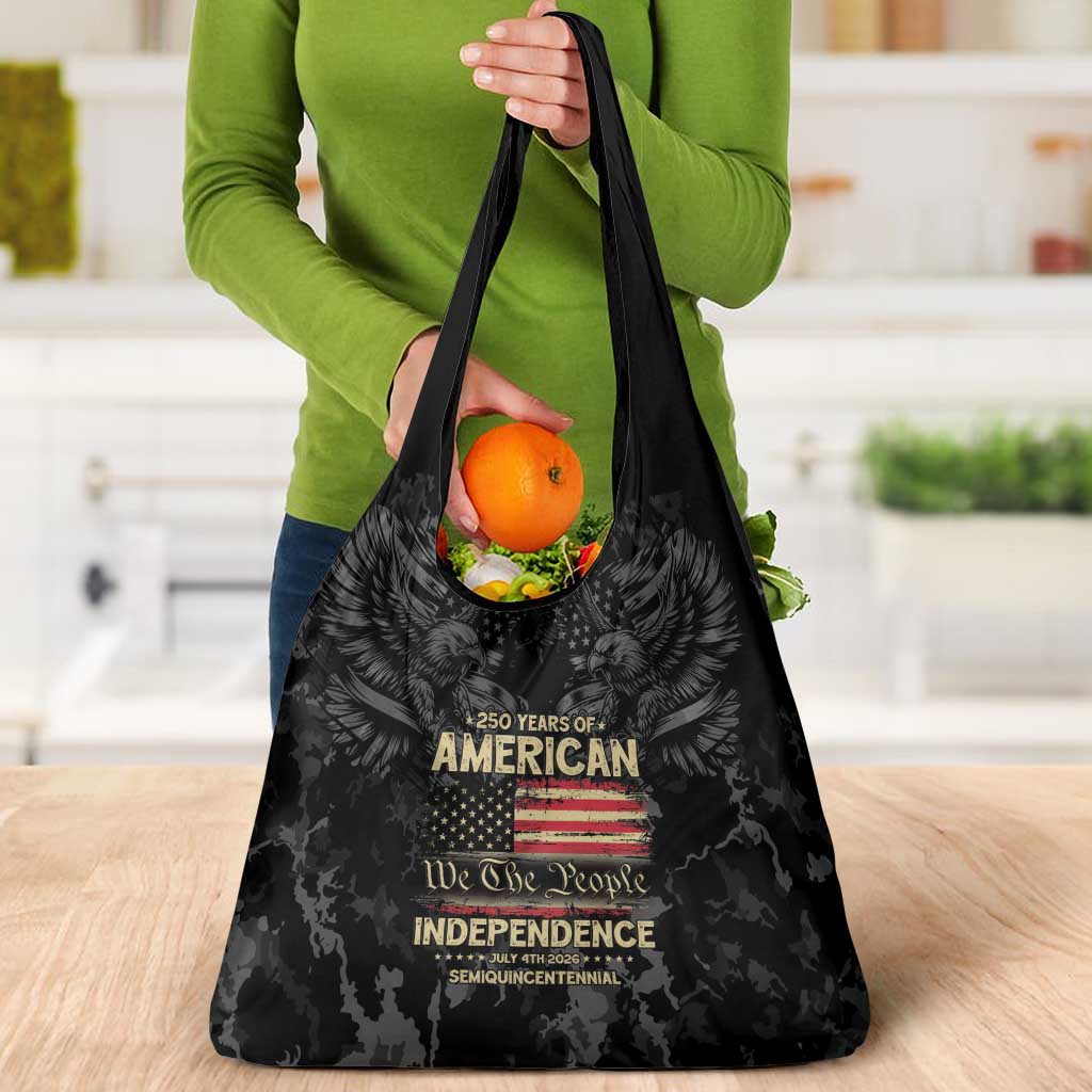 United States Grocery Bag Semiquincentennial Anniversary - Camo Style