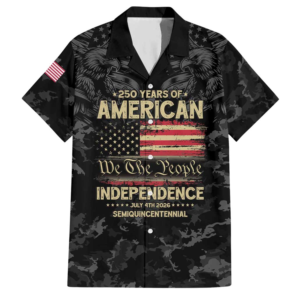 United States Hawaiian Shirt Semiquincentennial Anniversary - Camo Style